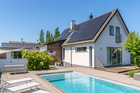 Pool villa near the sea, Malmö, Copenhagen