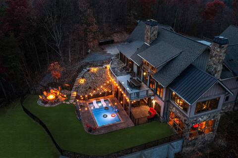 Heated Pool/HotTub/Theater/Game/FirePit/Sleeps 34