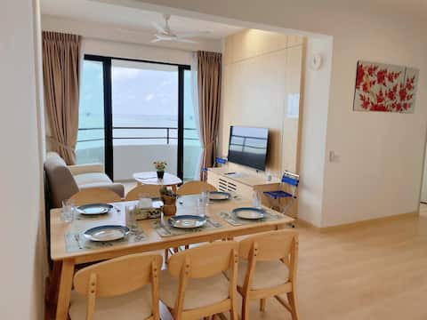 2-8pax|Mutiara|Beach Front|2room8|10minuts to town