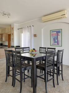 White Villa open lagoon view