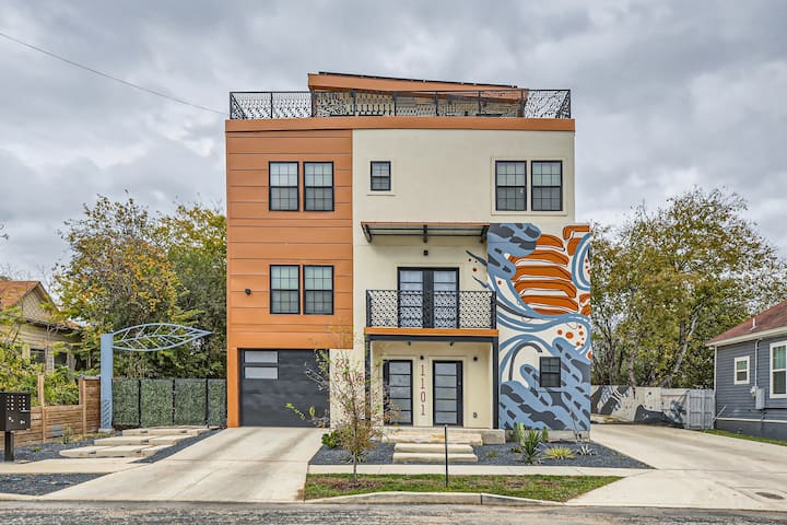 Brand New Townhome W/ Rooftop - San Antonio