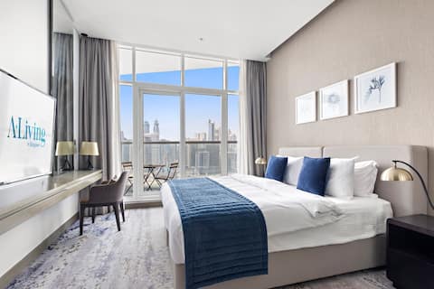 ALiving Classy Studio I Canal View I DAMAC Prive A