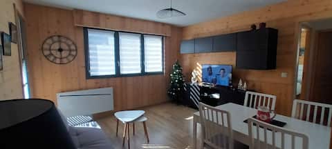 Top performing Airbnb: Le Flory'lège, 47 m2 near Le Valléen cable car in Saint Gervais Les Bains