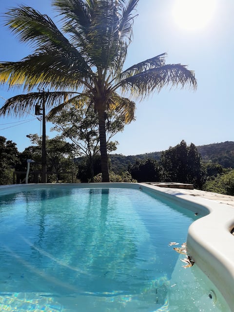 Site in Sabará/Raven with Pool and internet