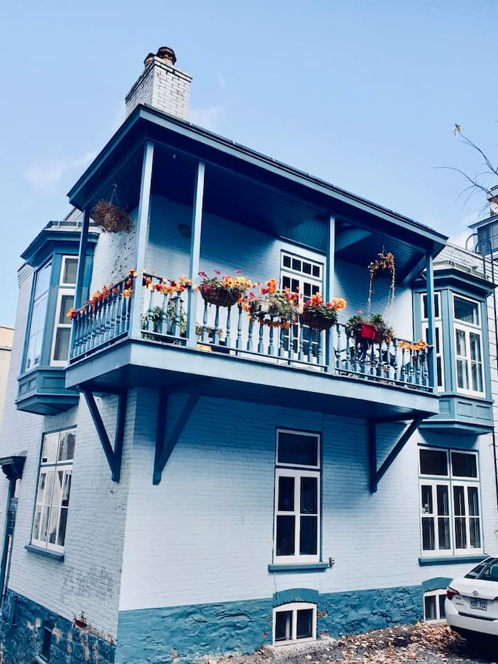 Unique maison Vieux Québec. Parking gratuit. Maisons à louer à Québec