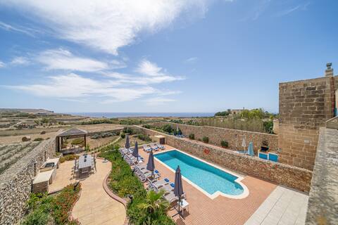 Gozo Pool & BBQ Bliss at Gaia Farmhouse