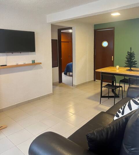Apartment. Equipped 2 Bedrooms, Tulancingo Center