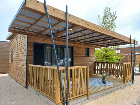 Chalet 5/7 pl. in Rocamadour Camping Les Campagnes