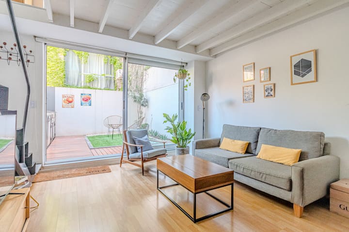 Loft dúplex con jardín en Villa Crespo
