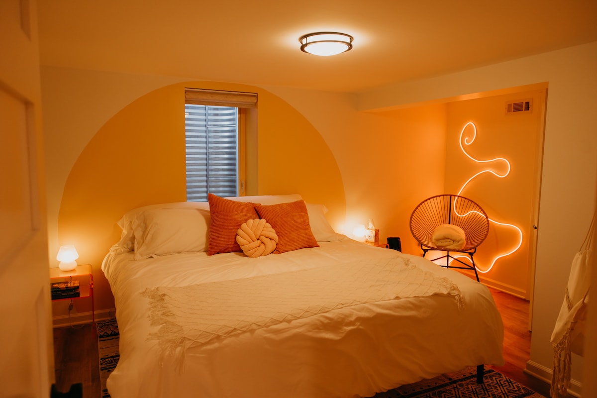 this king size bed is the perfect spot to wake up rested and rejuvenated 