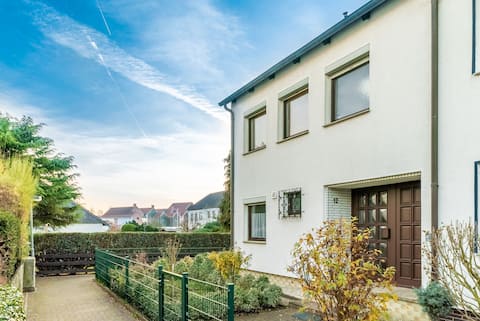 Modern house for trade fair guests