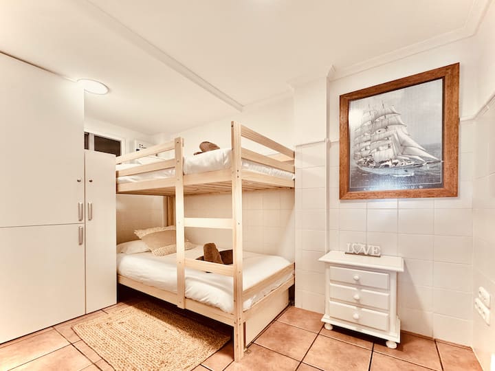 Third bedroom with bunk beds