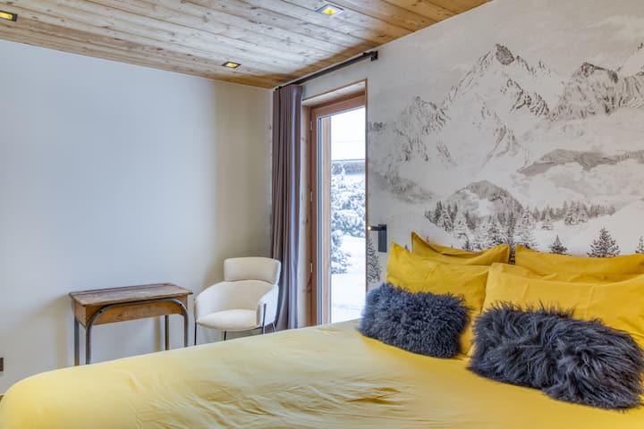 3ème chambre sur un fond de montagne