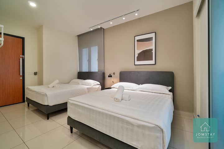 Dormitorio 1: 2 camas tamaño queen con baño adjunto