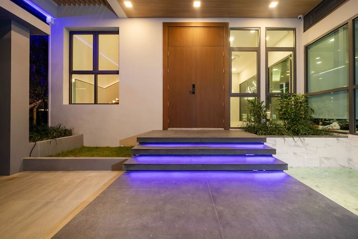 Illuminated entrance