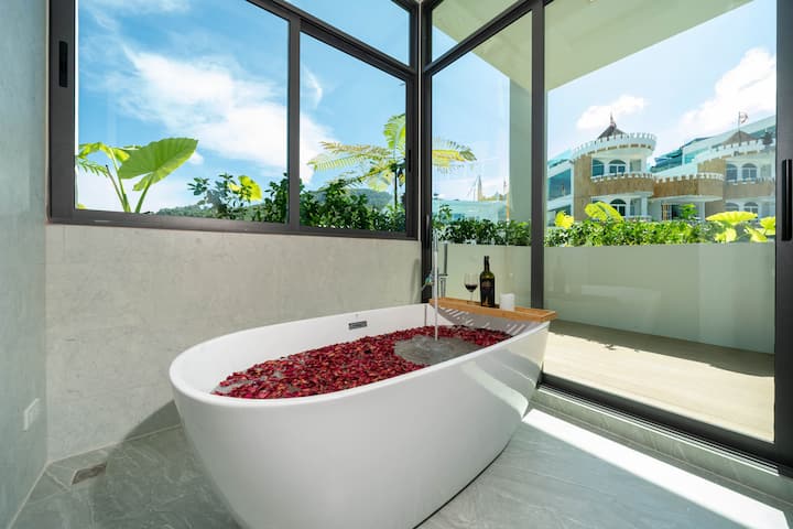 Bathtub with a view