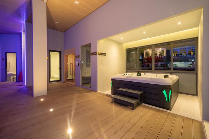 Wellness area of the villa