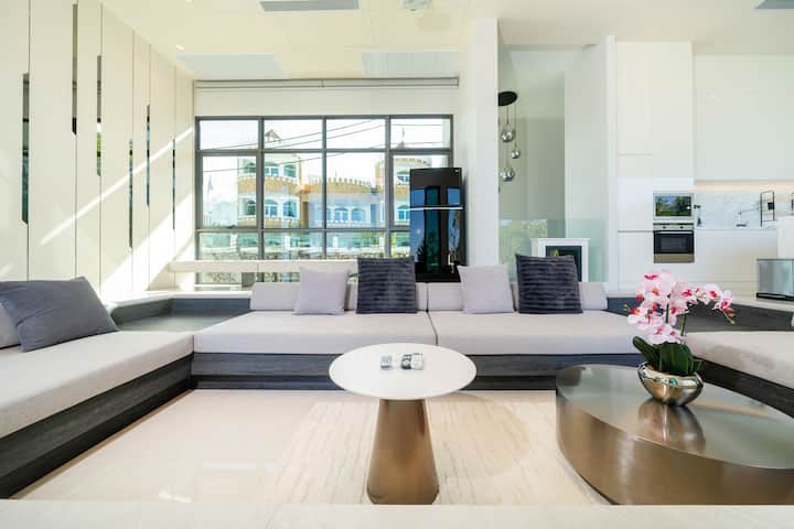 Seating area in the living room
