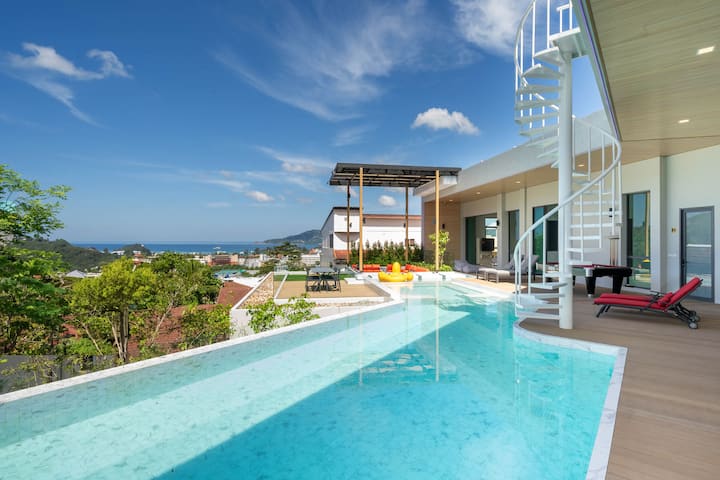 Pool view towards the hills