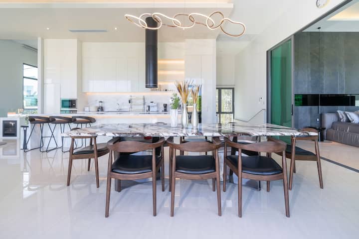 Dining table for ten