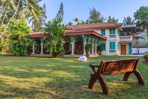 4BR Beach View Villa in Alibaug