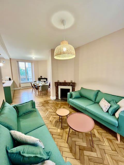 Maison Meulière avec jardin