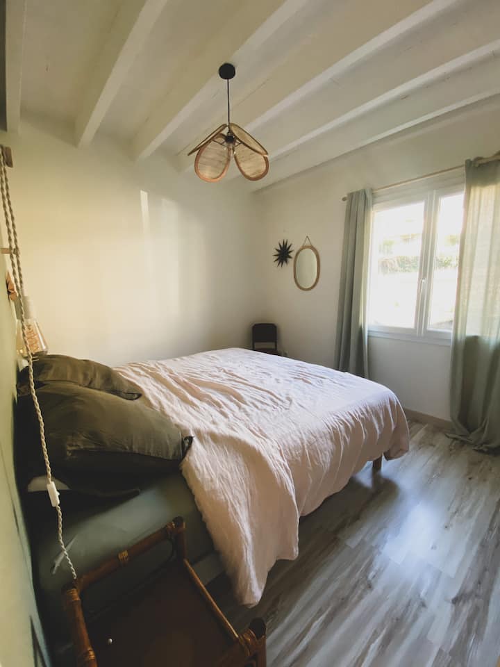 Северна спална соба со 2x90 см (2x90 см)
Поглед кон Pibeste