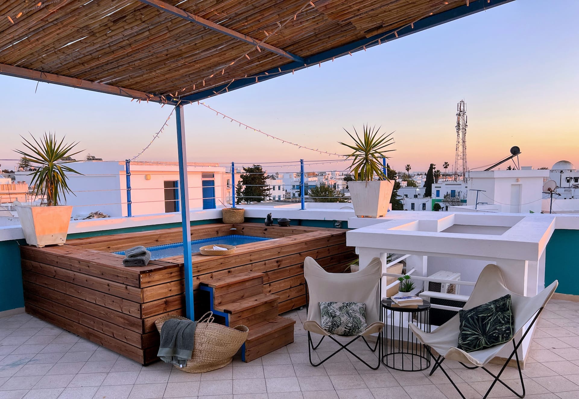 Vue panoramique avec piscine à la Marsa — Marsa Ville · Photo 28