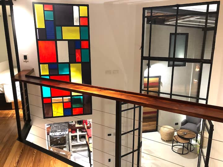 Two-bedroom loft apartment in San Telmo