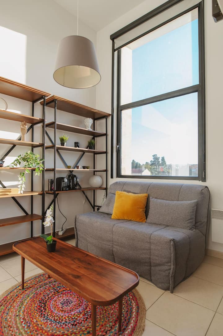 Le Joyau : Loft Historique Avec Garage Privé - Montpellier