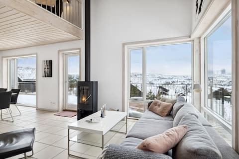 Cozy family cabin at Gautefall alpine center