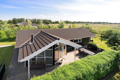 Seaside wooden house with sauna