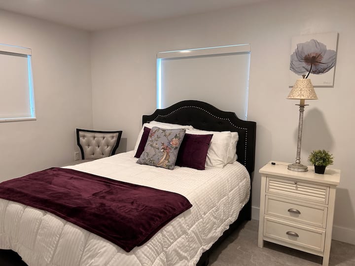 Chumba cha 2 cha kulala - kitanda chenye ukubwa wa starehe