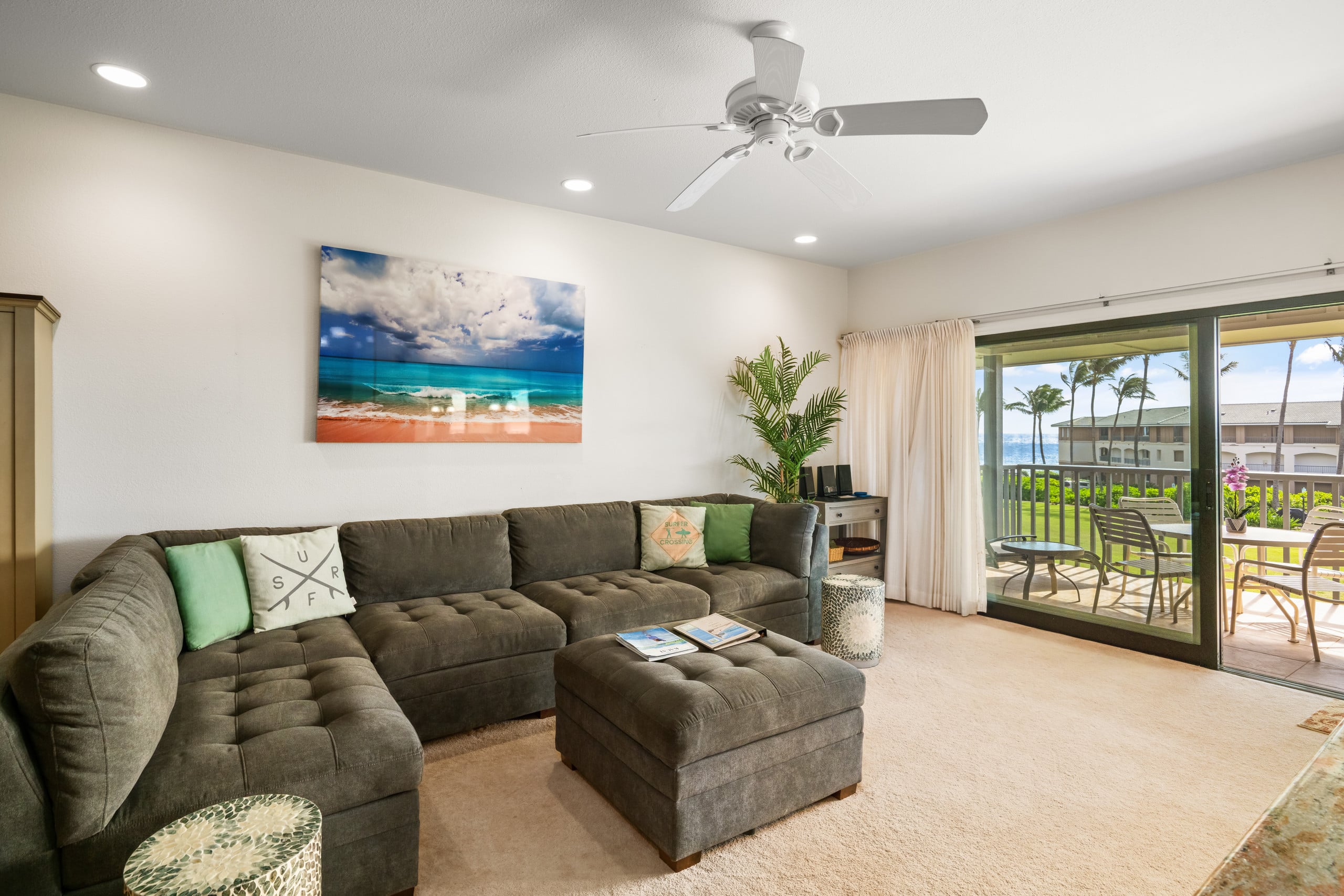 Oceanview Steps to Beach AC Poipu Sands 326 - Photo 2