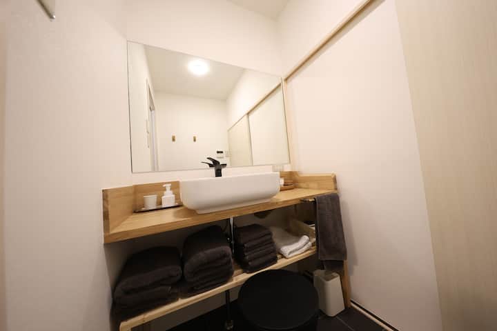 広々とした洗面所