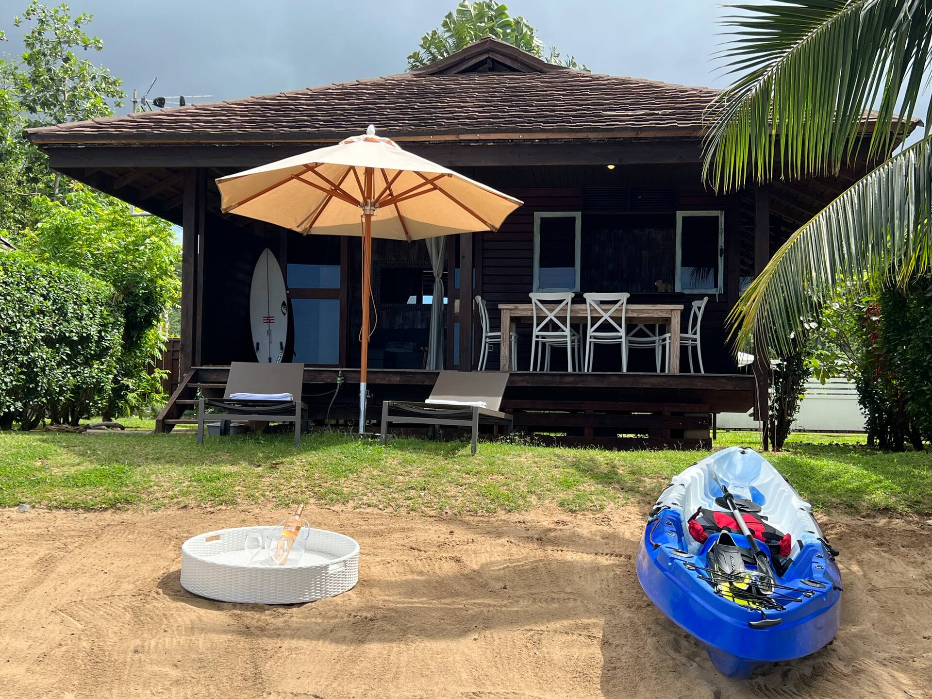Bungalow Plage Gauguin-Moorea Dolphin Lodge