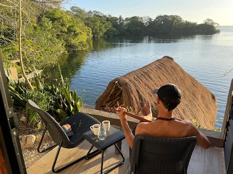 Successful Airbnb property: Cenote Negro Burrow (aka Studio) in Bacalar