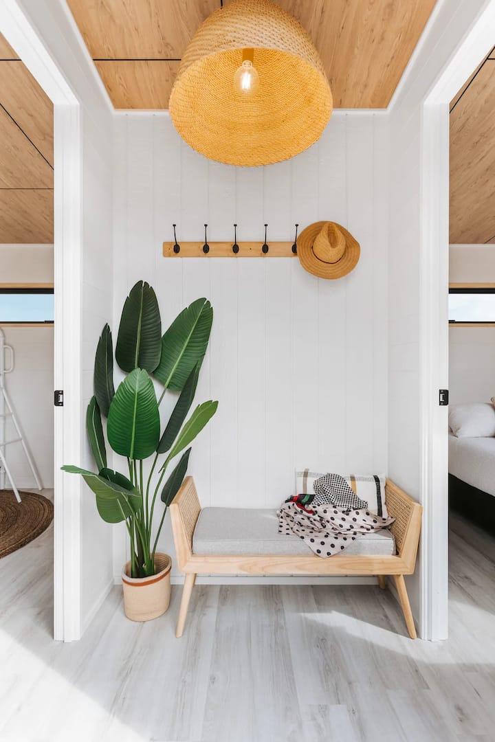 Entry to second bedroom and bunk room.