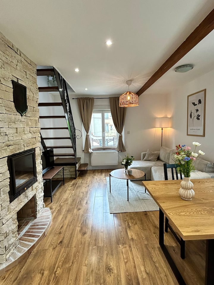 Charming Duplex - Reims Center - Bezannes