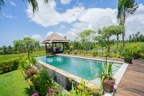 3BR Private Villa | Ricefiled View | Tabanan BALI