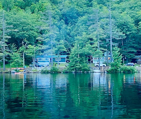 Adjacent camps on Echo Lake