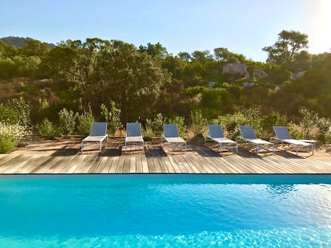 Family villa with heated pool – St Cyprien.