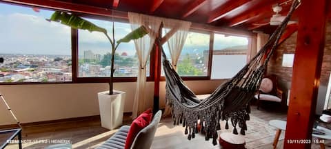Popular Airbnb listing: Panoramic Suite Overlooking Colonial Cali in San Antonio