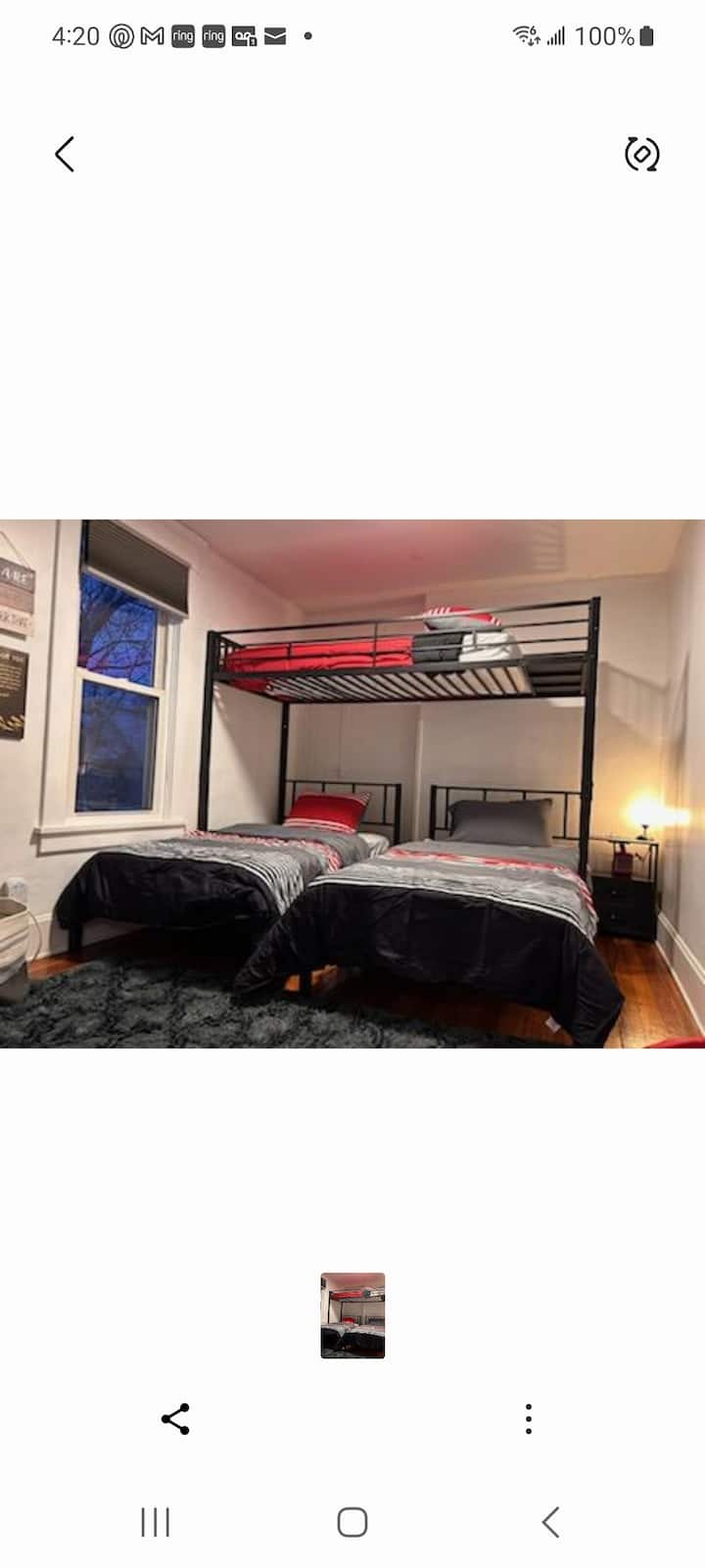 Spavaća soba na kat 