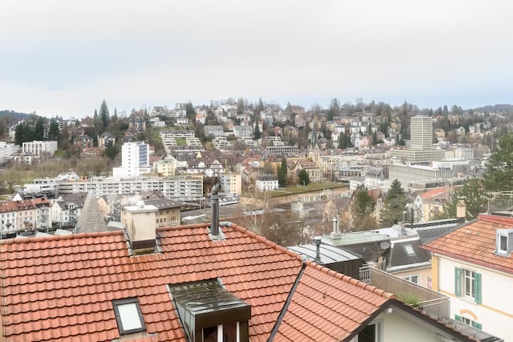Light Cosy Room - Great View - Dirct Bus To Uni - St. Gallen