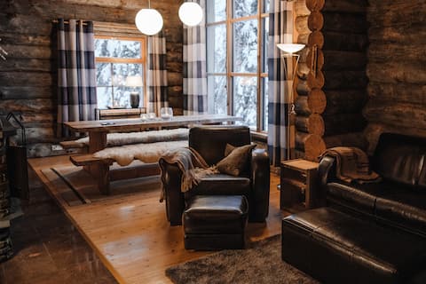 Atmospheric log cabin in Ruka