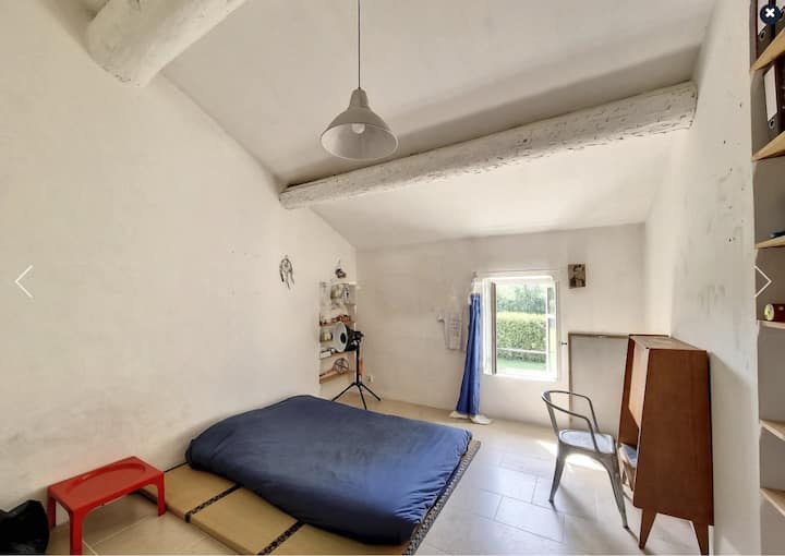 la chambre futon et tatami sur cour