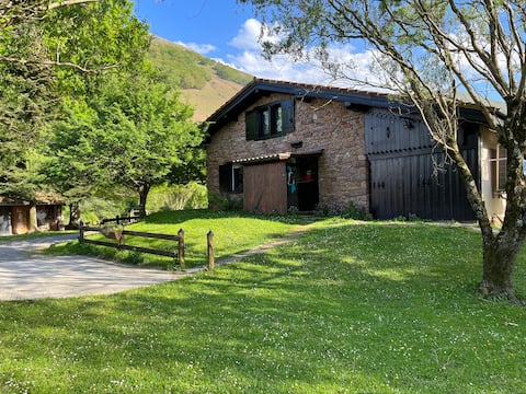 Sheepfarm in mountain area