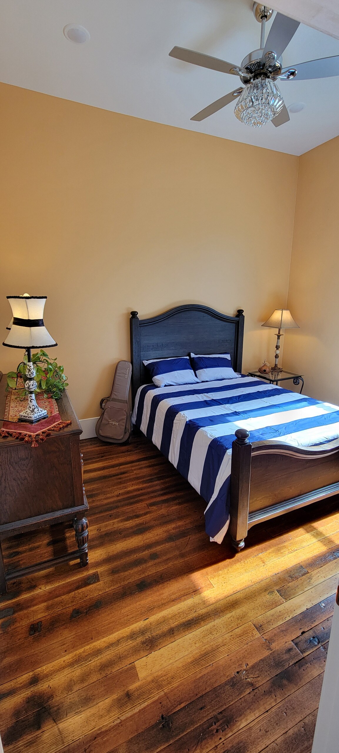 Bedroom # 2 is 10.5 by 13 feet and opens up into a Jack and Jill bathroom that can make it your own private suite or share the bathroom with the grand room.