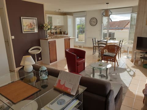 Top Airbnb: Furnished 2-room apartment Dives-sur-Mer in Dives Sur Mer